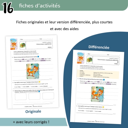 Le Renard et l’Abeille – Lecture suivie CE1 + Dossier pédagogique