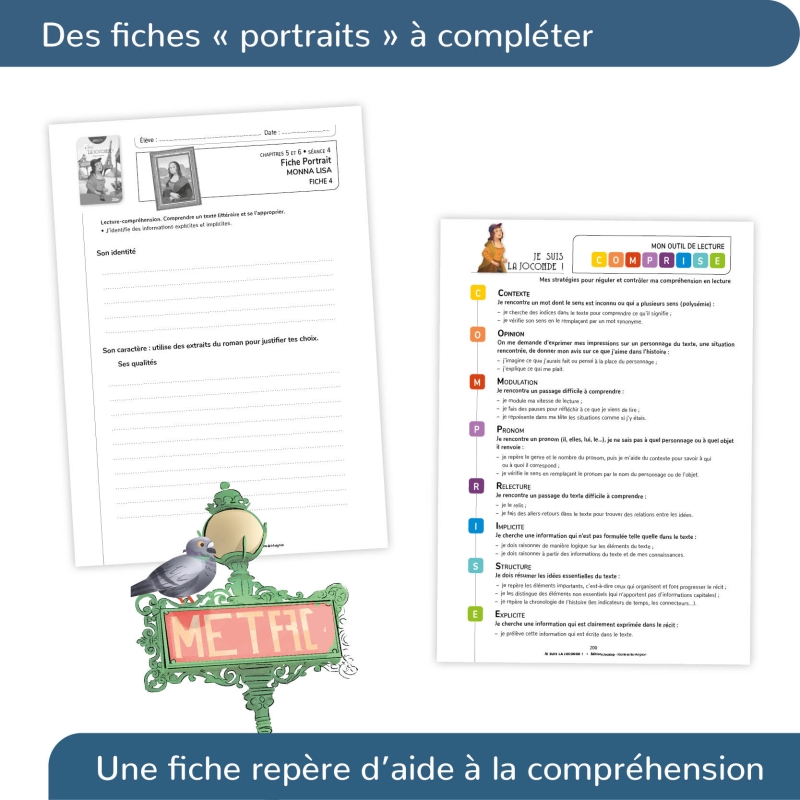 Je suis la Joconde ! - Guide enseignant CM1/CM2| Lecture & compréhension