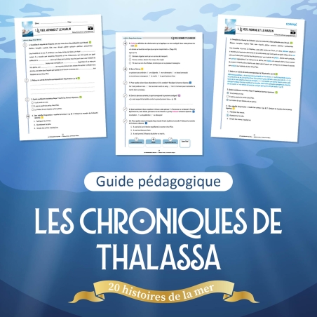 Les Chroniques de Thalassa – Fiches lecture CM1-CM2 | Lecture compréhension Cycle 3