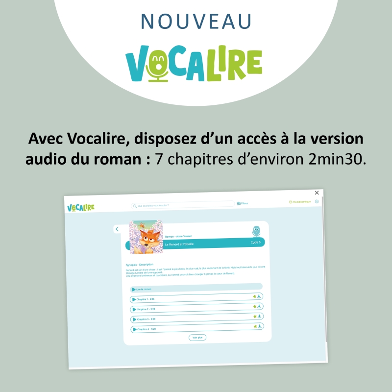 Le Renard et l’Abeille – Roman jeunesse CE1 – Mon petit Jocalire – JOCATOP