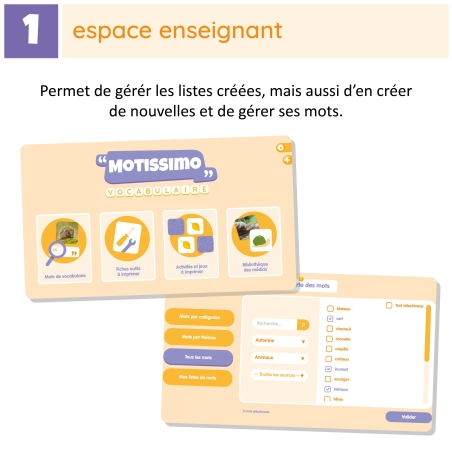 Motissimo – Enrichir le vocabulaire, développer le langage cycles 1 et 2