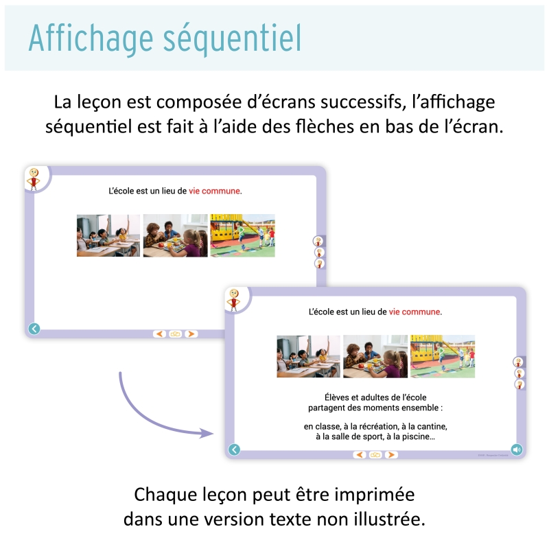 Logiciel pédagogique numérique - Enseignement moral et civique – CE1