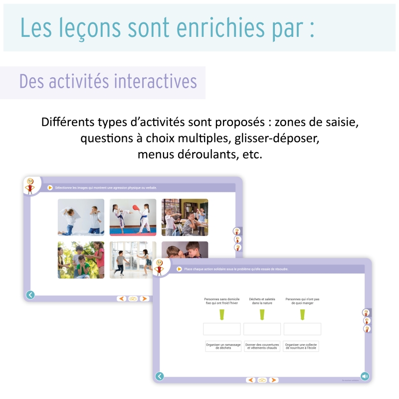 Logiciel pédagogique numérique - Enseignement moral et civique – CE1