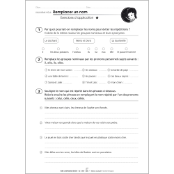 Exercice d'application avec corrigés