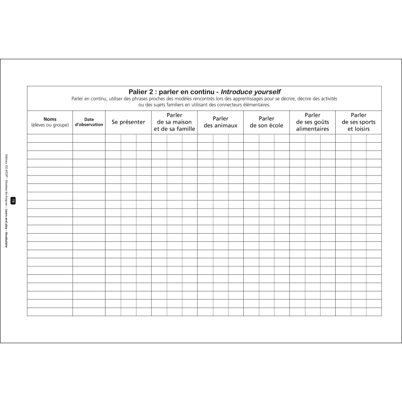 Extrait du Guide du Maître