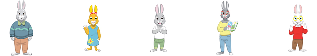 Les émotions du lapin Loustic