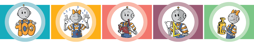 Affichage de mathématiques pour le CE2 avec Bout de Gomme