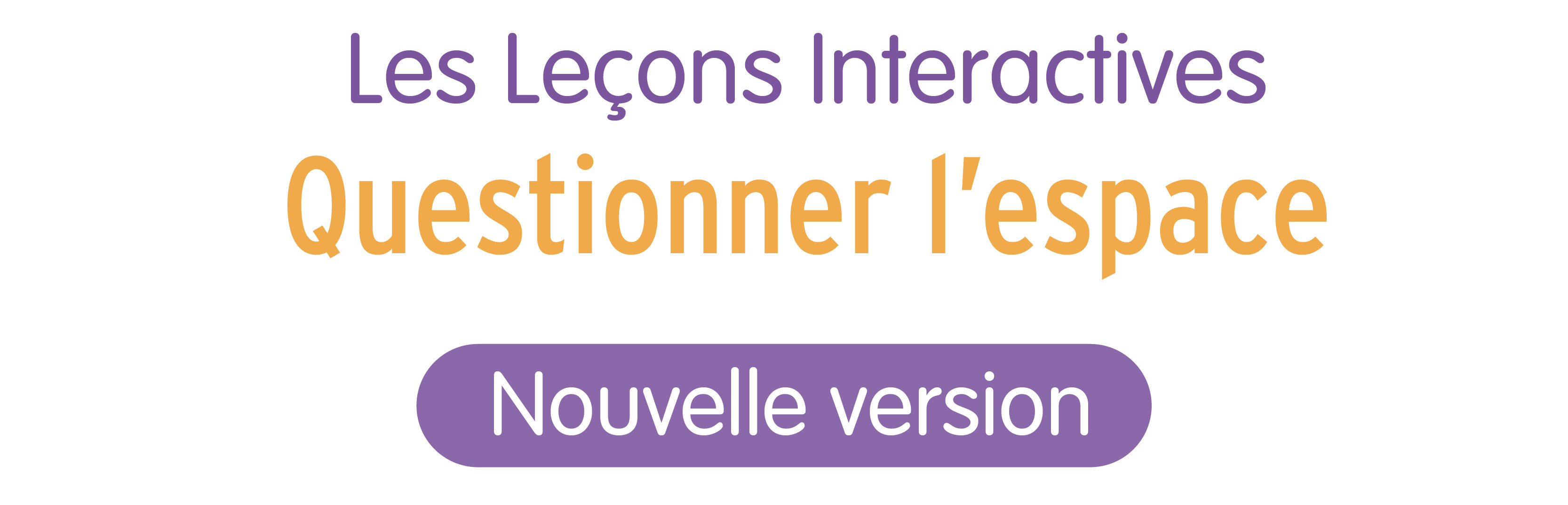 leçons interactives espace