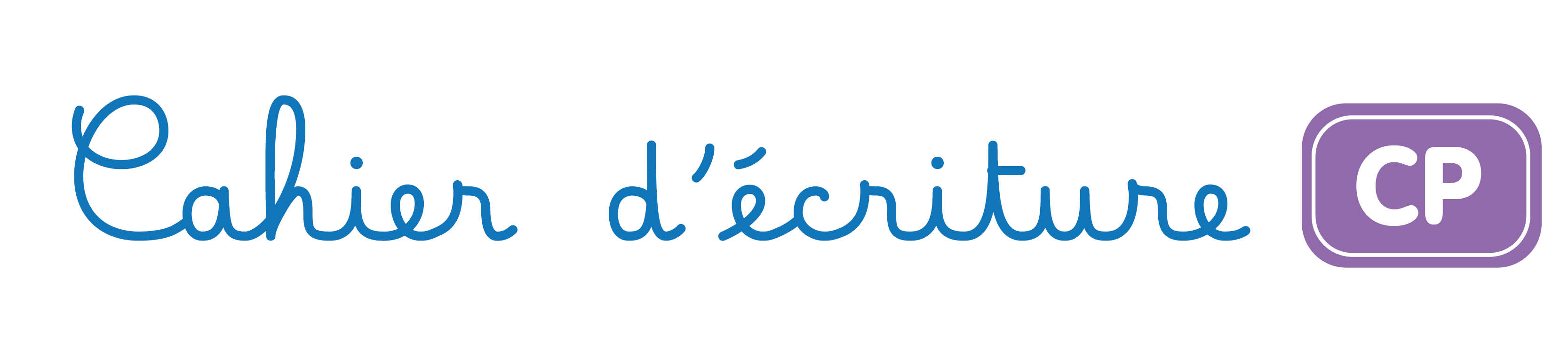 cahier ecriture cp